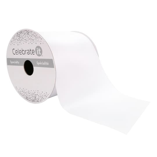 4" x 10yd. Satin Ribbon by Celebrate It® Specialty